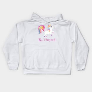 Little baby Unicorn illustration Kids Hoodie